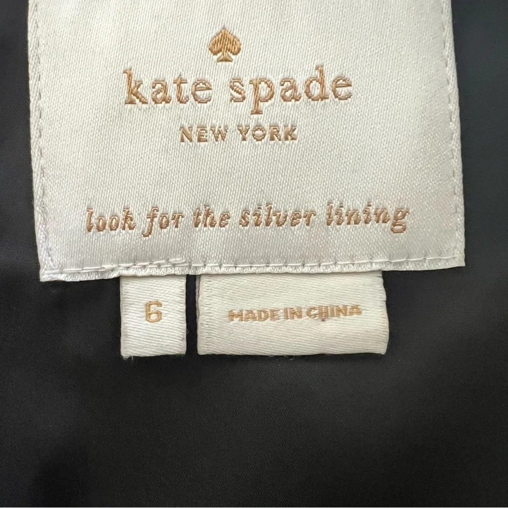 Kate Spade A line Dress With Bow Details